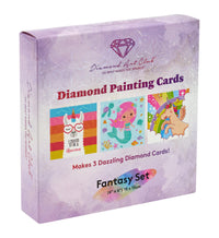 Diamond Painting DIY Fantasy Cards (3-Pack) 5.9" x 5.9" (15cm x 15cm) / Round