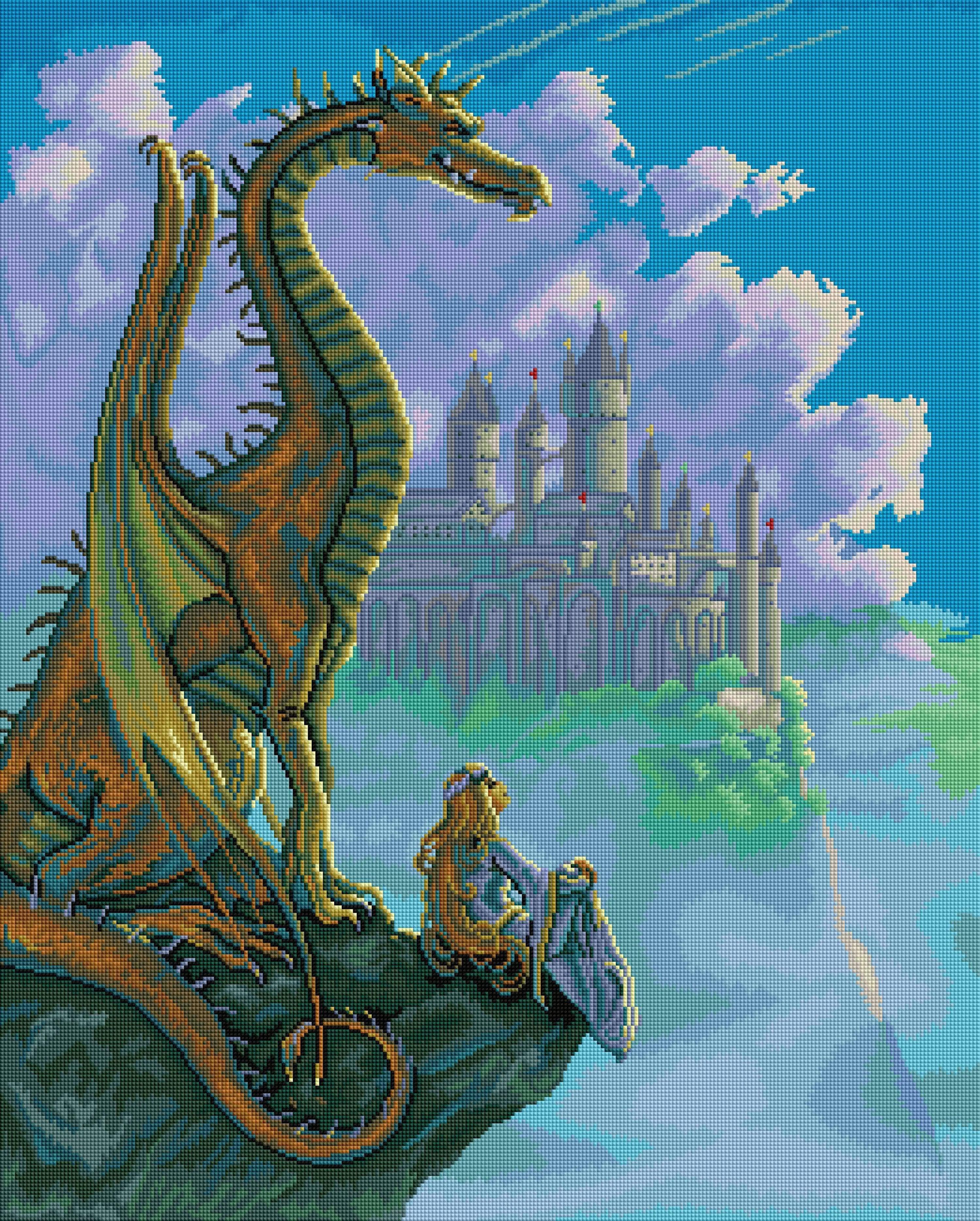 Dragon Cliff Diamond Painting Kit – Diamond Art Club
