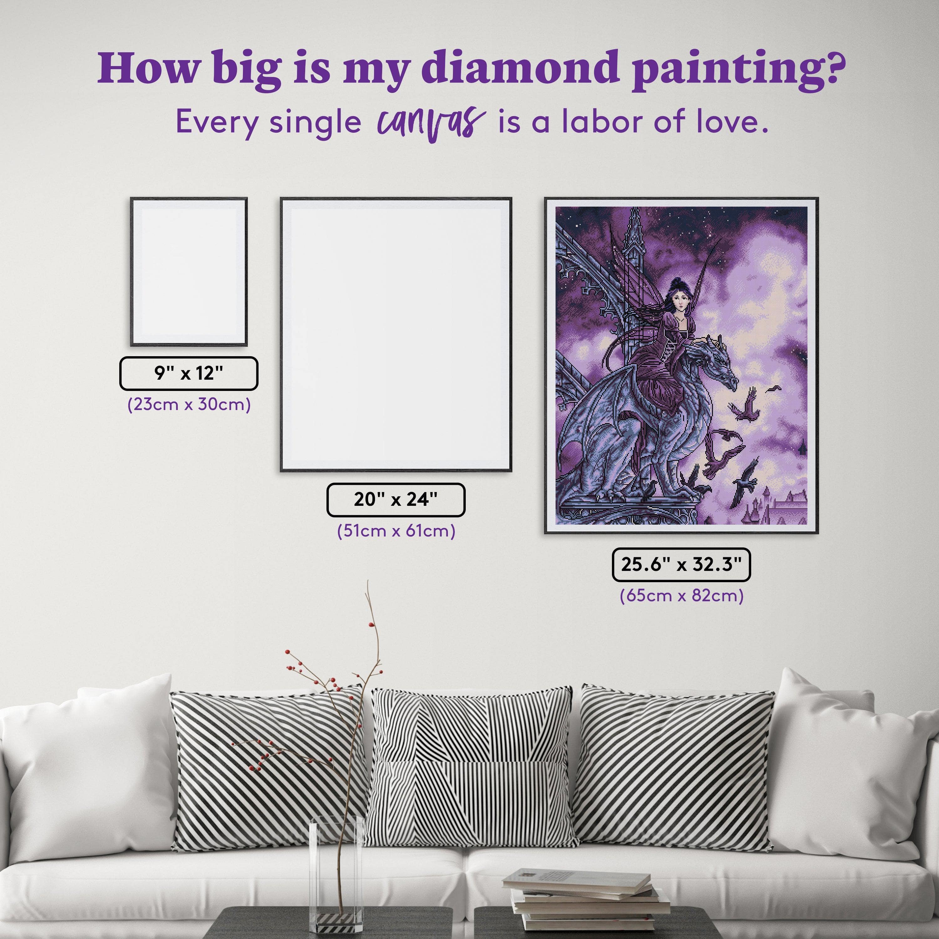 Crystal Art Diamond Painting Mounted Kit - Extra Large Size A - Christmas  in the Forest