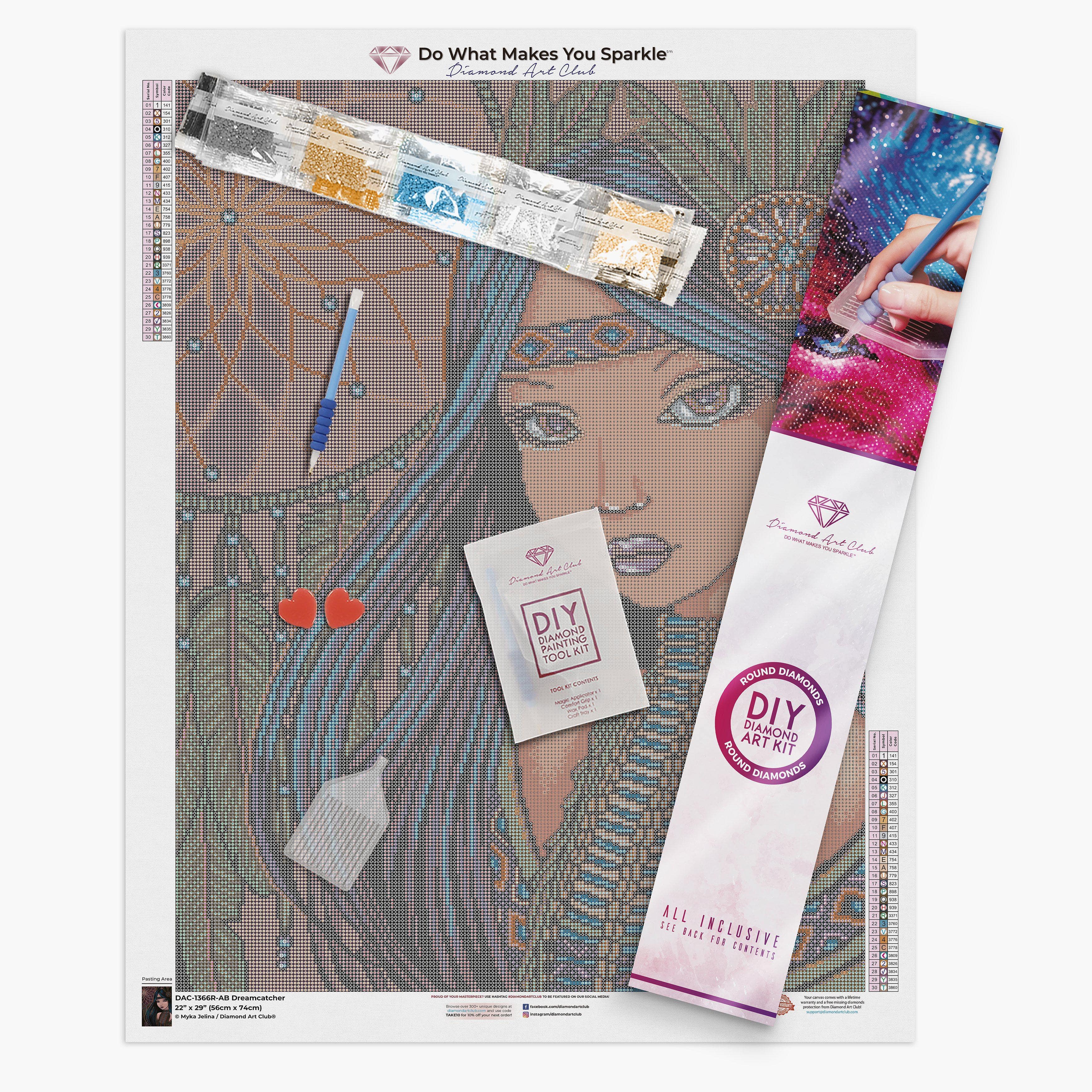 ドリームキャッチャー ダイヤモンドアートキット – Diamond Art Club