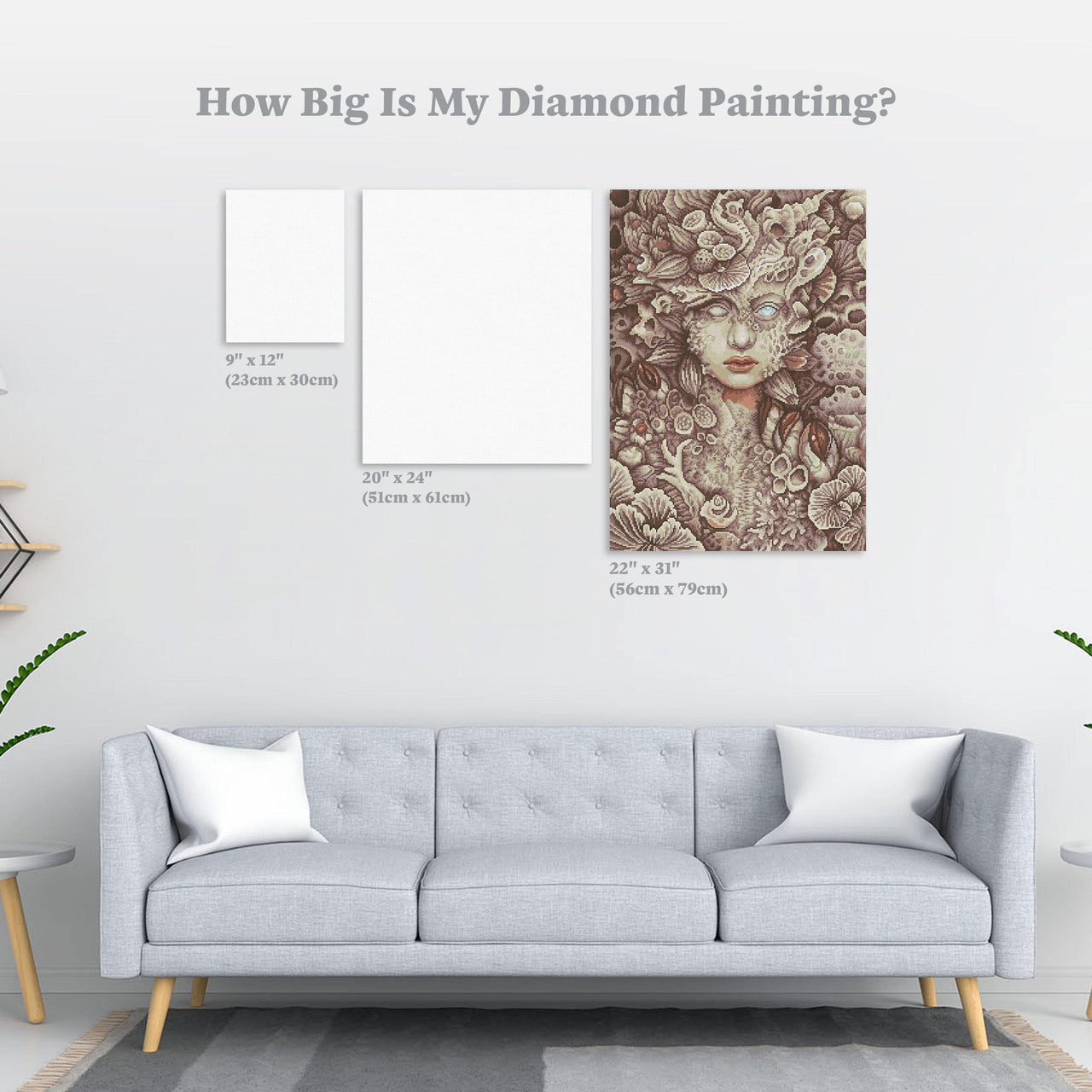 Diamond Painting Echoes From The Past 22" x 31″ (56cm x 79cm) / Round With 27 Colors Including 3 ABs / 55,919