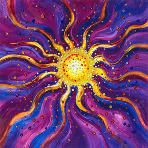 Diamond Painting El Sol 20" x 20" (50.7cm x 50.7cm) / Round with 35 Colors including 5 ABs / 32,761