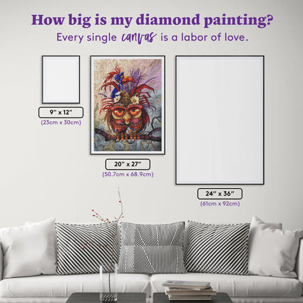 Diamond Painting Ellie May – Be You! 20" x 27" (50.7cm x 68.9cm) / Round with 60 Colors including 5 ABs / 44,526