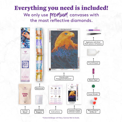 Diamond Painting Embrace Spirit 17" x 24" (43cm x 61cm) / Square With 27 Colors Including 3 ABs and 1 Glow in the Dark Diamonds / 41,968