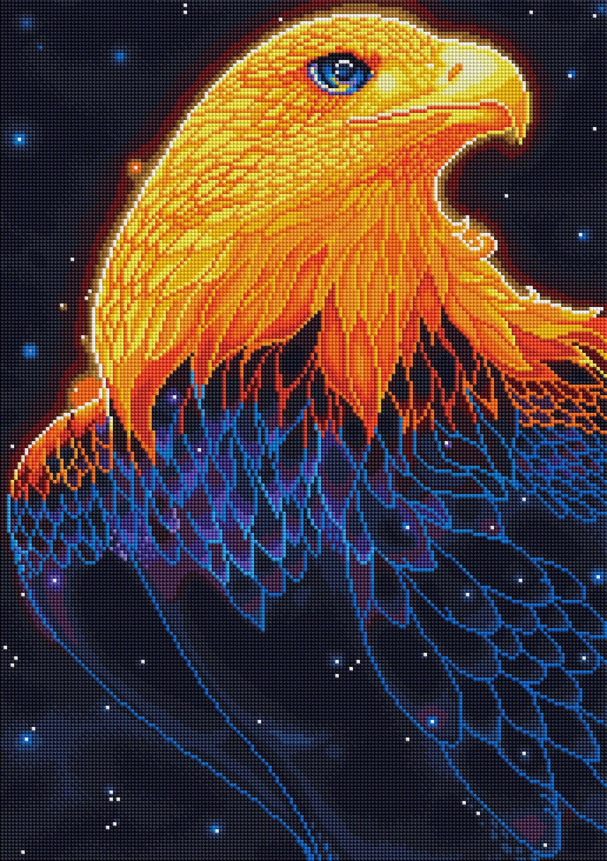 Diamond Painting Embrace Spirit 17" x 24" (43cm x 61cm) / Square With 27 Colors Including 3 ABs and 1 Glow in the Dark Diamonds / 41,968