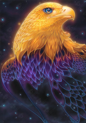 Diamond Painting Embrace Spirit 17" x 24" (43cm x 61cm) / Square With 27 Colors Including 3 ABs and 1 Glow in the Dark Diamonds / 41,968