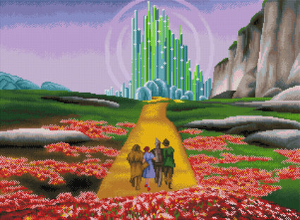 Diamond Painting Emerald City™ 30" x 22" (76cm x 56cm) / Square With 53 Colors Including 7 ABs / 66,521