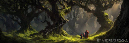 Diamond Painting Enchanted Forest Square / 24.7" x 65.0" (55cm x 165cm) / 28 Colors