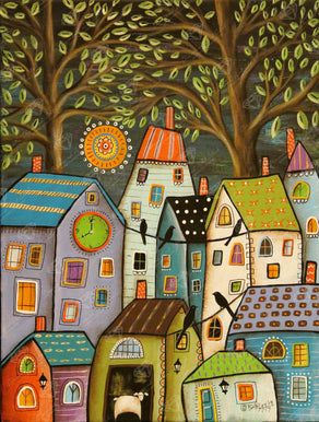 Diamond Painting Evening Song 22" x 29" (56cm x 74cm) / Square With 47 Colors Including 4 ABs / 64,532