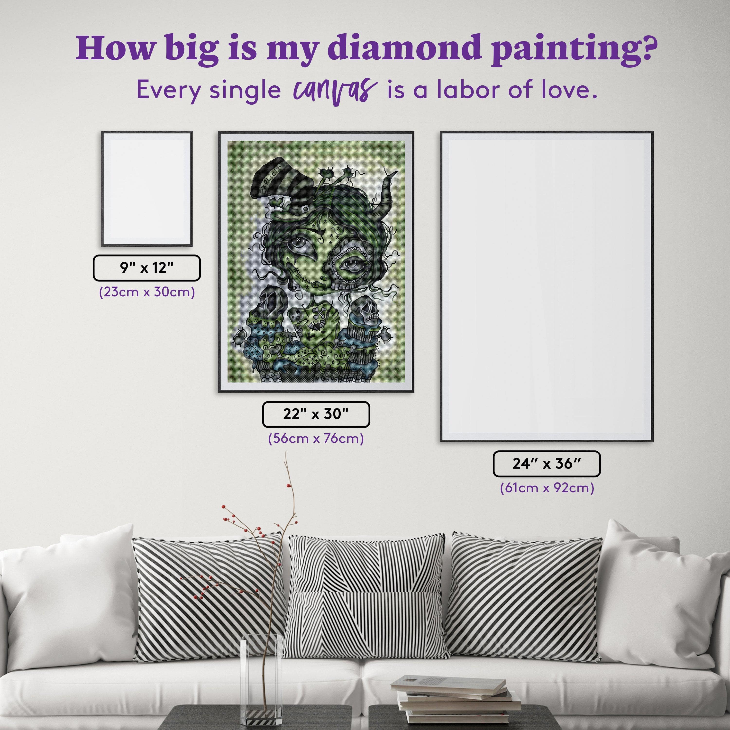 Diamond Painting - Zombie hand 