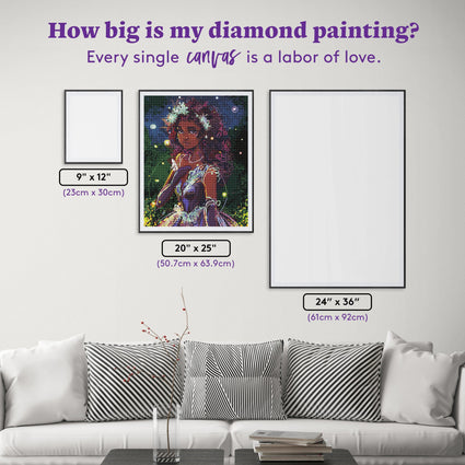 Diamond Painting Firefly 20" x 25" (50.7cm x 63.9cm) / Round with 46 Colors including 5 ABs / 41,268