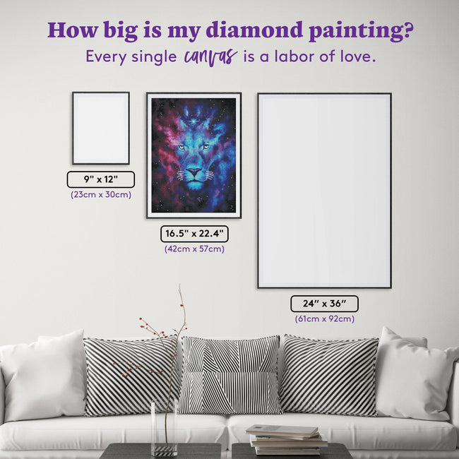 Diamond Painting Firstborn 16.5" x 22.4" (42cm x 57cm) / Round with 32 Colors Including 1 AB / 29,749