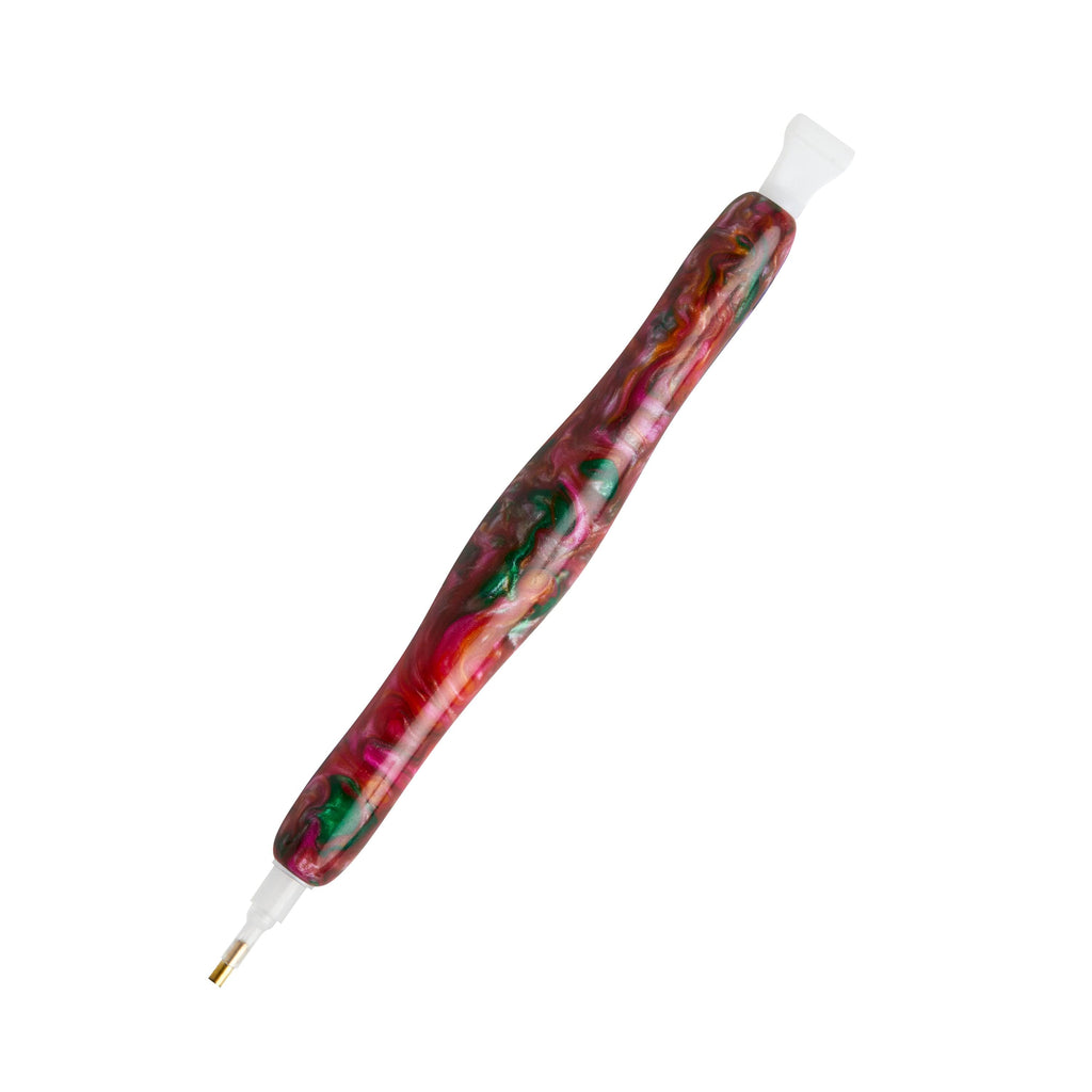 White & Onyx Swirl Colored Premium Drill Pen