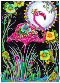 Diamond Painting Flamingo 22" x 30″ (56cm x 76cm) / Square with 39 Colors including 2 ABs / 66735