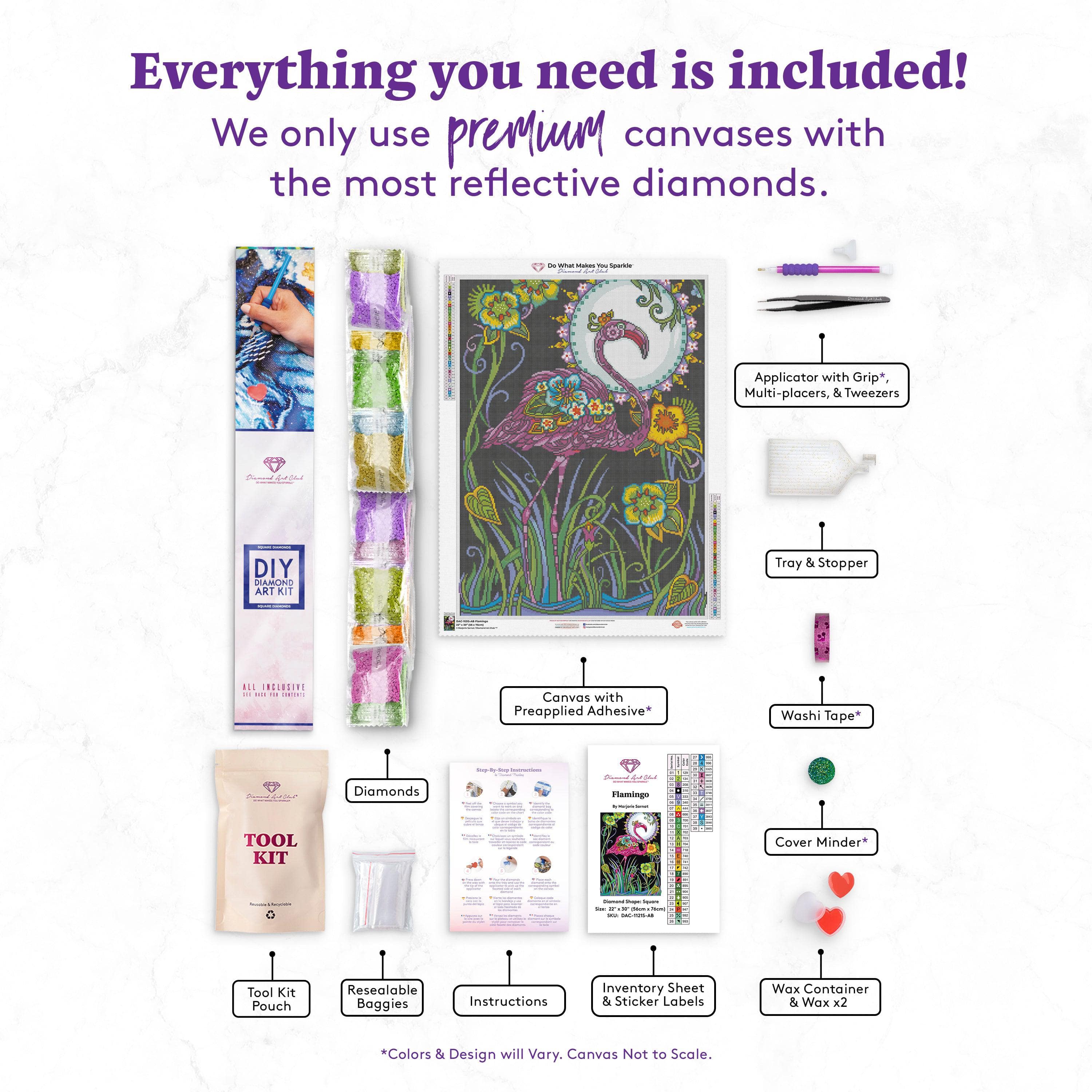 Bulk-buy DIY 5D Diamond Painting Kit for Adults Flamingo Diamond Art Kits  for Adults Paint with Diamonds Home Wall Decor price comparison