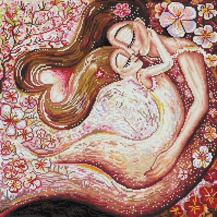 Diamond Painting Fleeting & Forever 22" x 22" (56cm x 56cm) / Round with 42 Colors including 4 ABs / 39,601