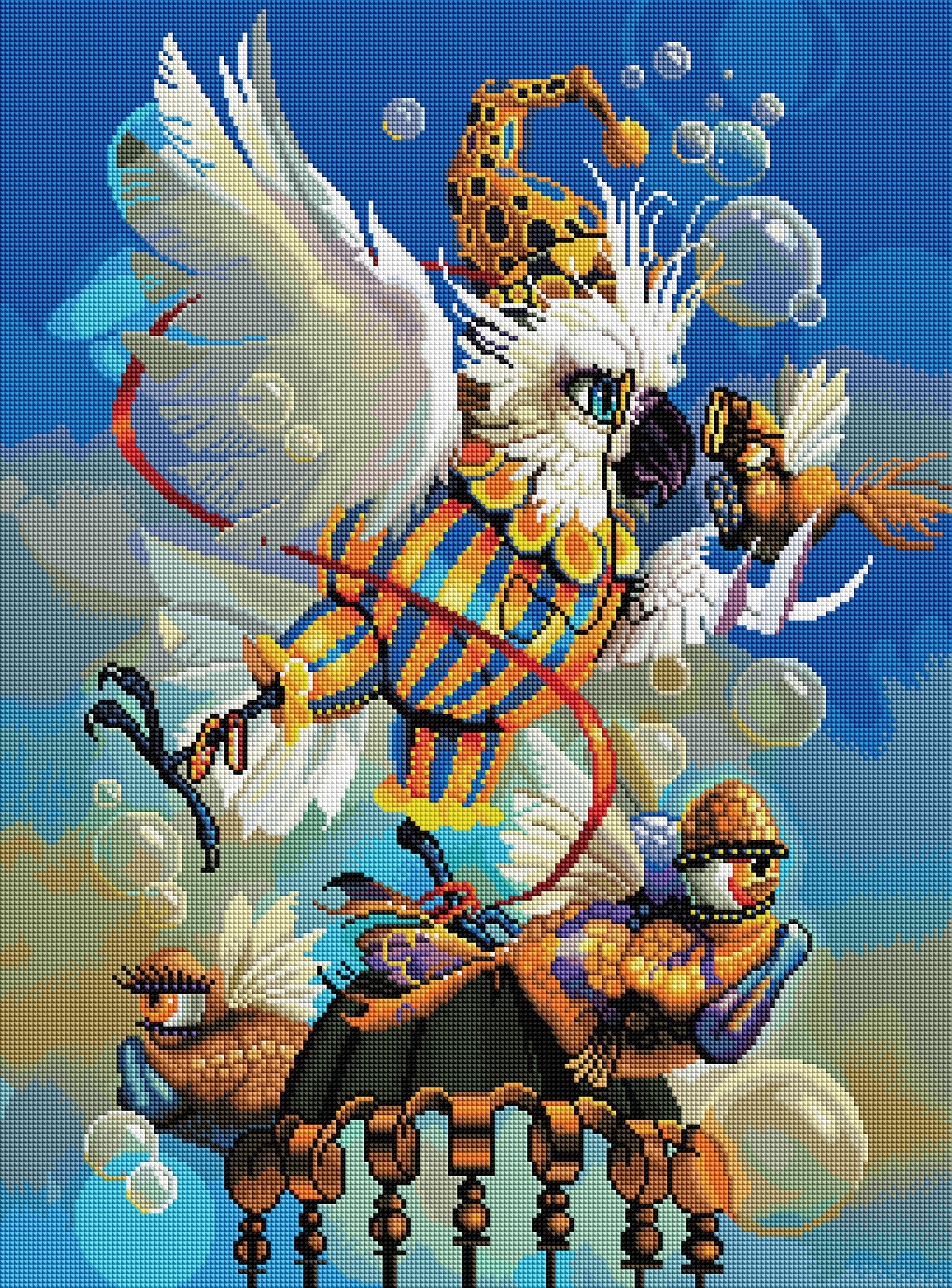 FLOYD THE FABULOUS - fish whisperer – Diamond Art Club