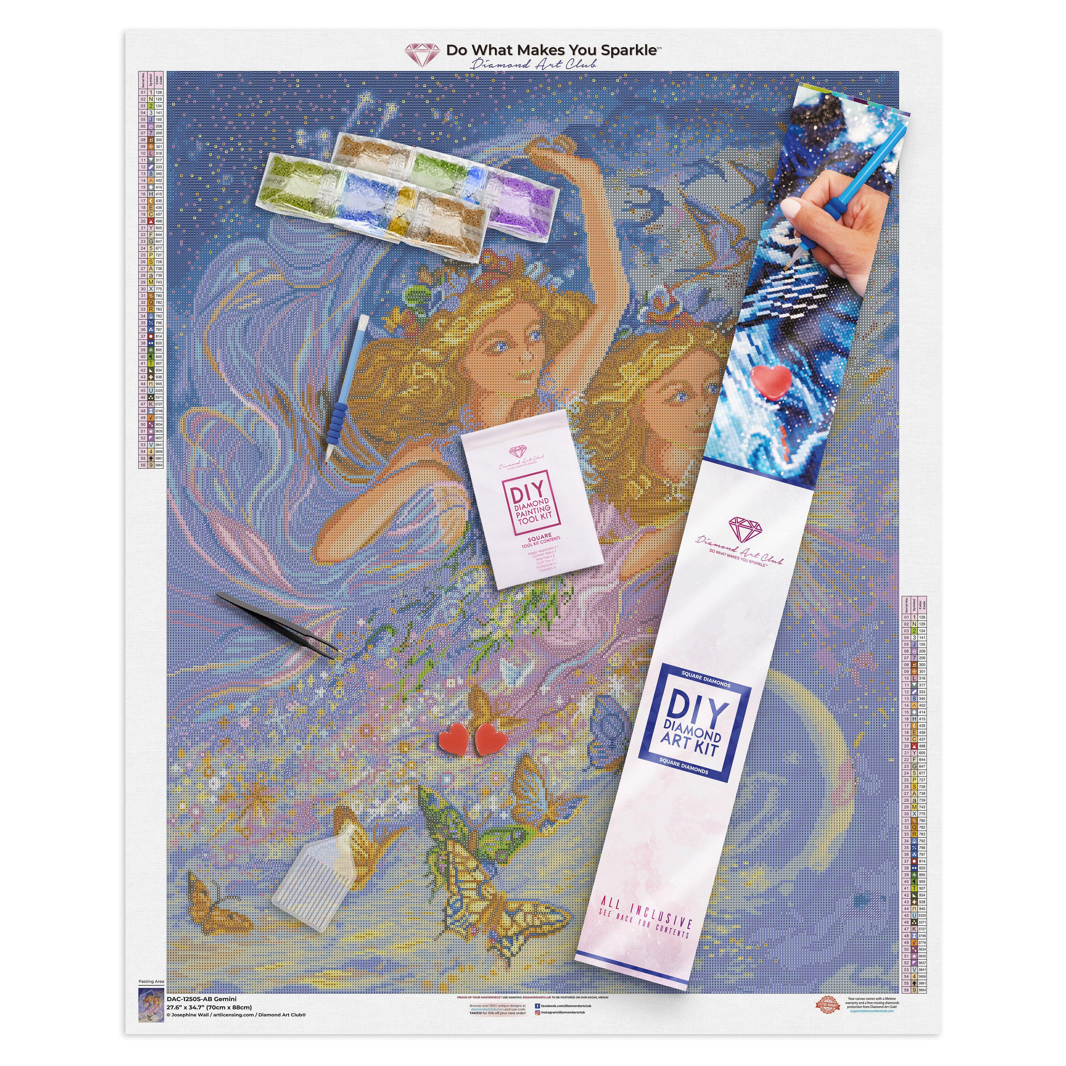 Gemini Diamond Painting Kit – Diamond Art Club