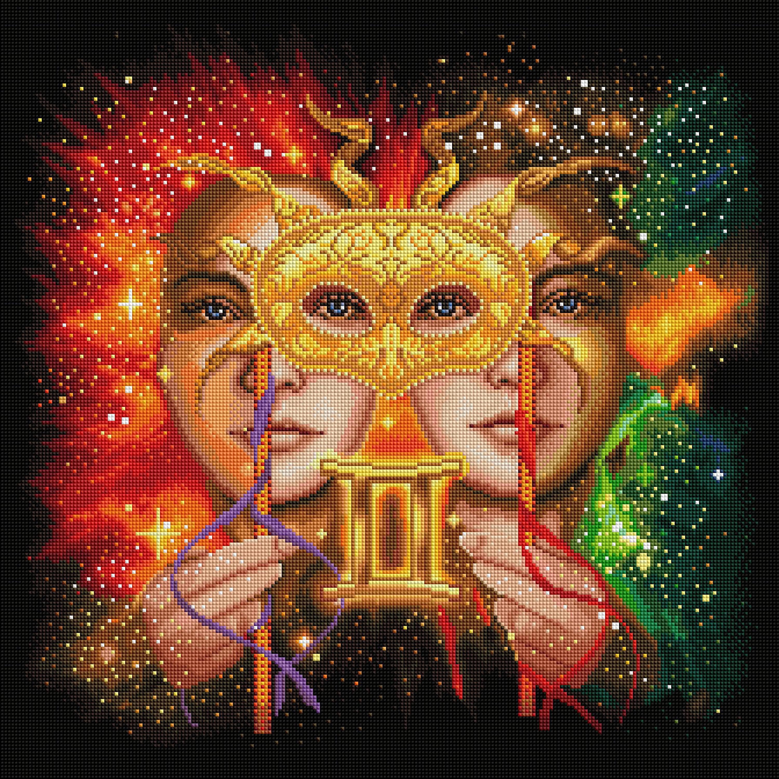 Gemini Diamond Painting Kit – Diamond Art Club