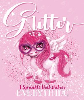 Diamond Painting Glitter Everything Unicorn 20" x 24″ (51cm x 61cm) / Square with 21 Colors including 2 ABs / 48884