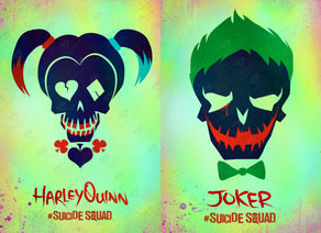 Diamond Painting Harley Quinn Character Icon & The Joker™ Character Icon Bundle 13" x 19″ (33cm x 48cm) / (Harley) Square With 9 Colors Including 1 AB. (Joker) Square With 8 Colors Including 1 AB. / 6,926