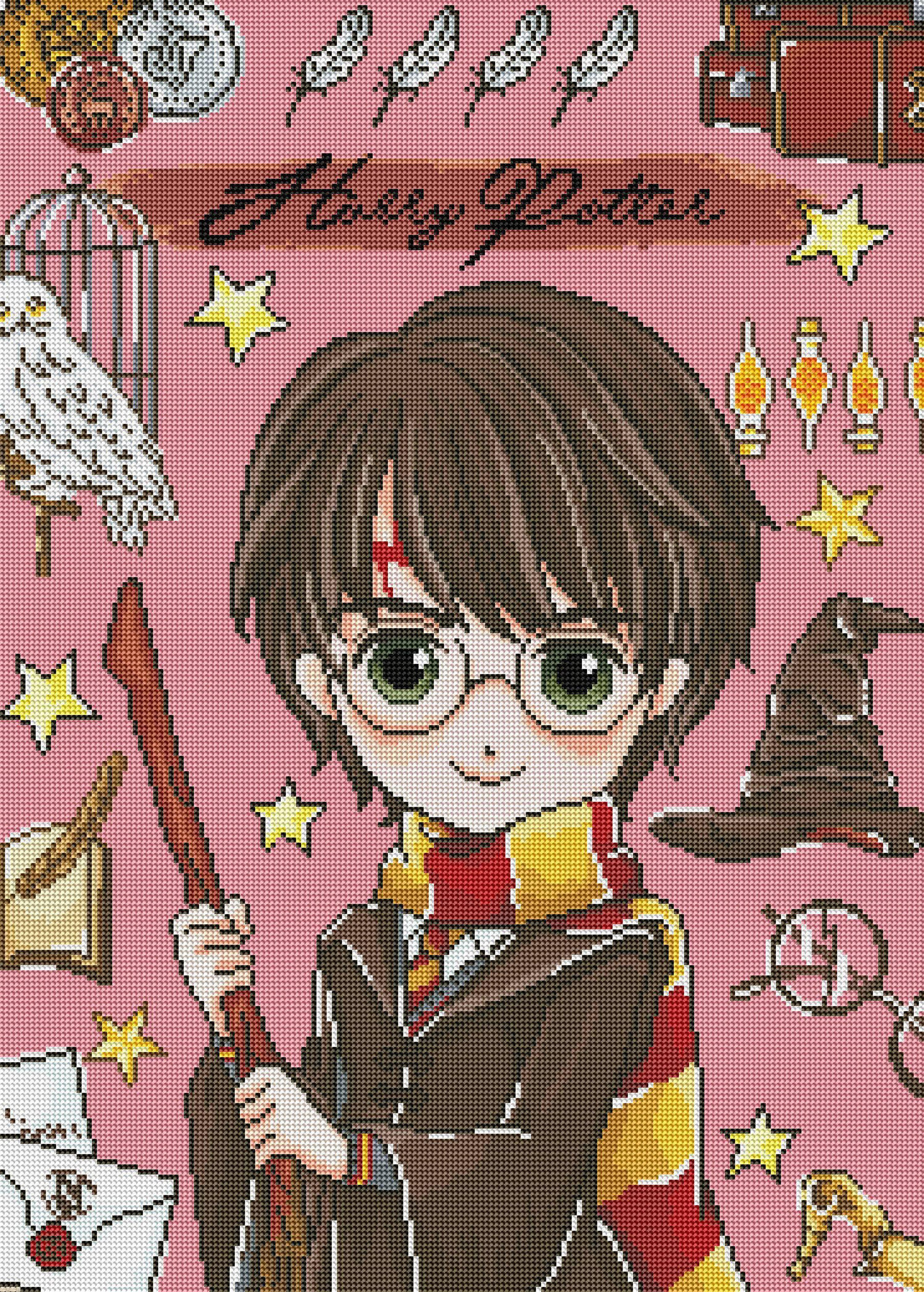 Harry Potter Diamond Painting Kits– Tagged magic book– Diamond