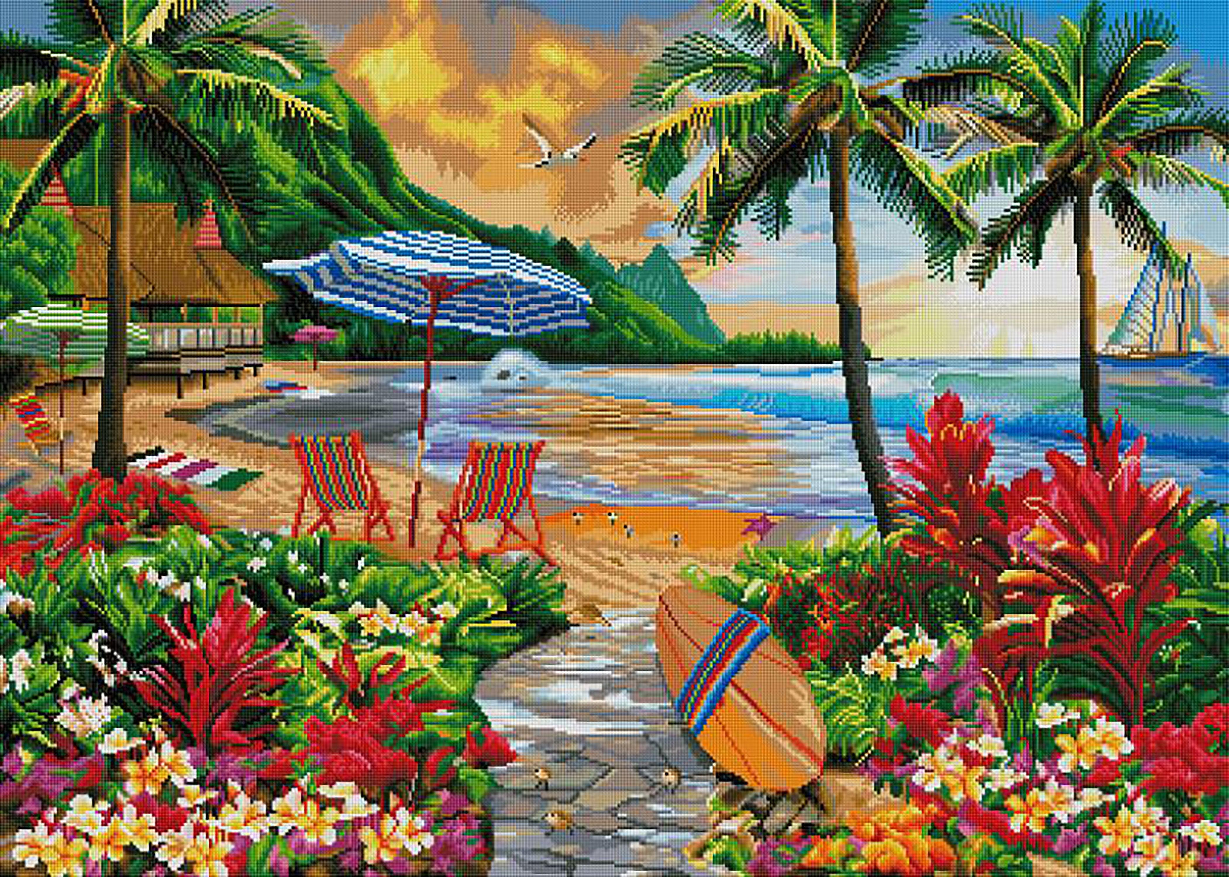 Hawaii Painting Diamond Art Kit by Make Market®