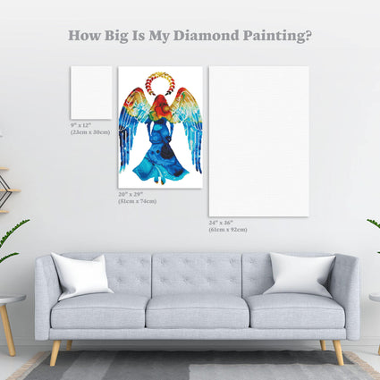 Diamond Painting Healing 20" x 29″ (51cm x 74cm) / Round with 39 Colors including 2 ABs / 23,988