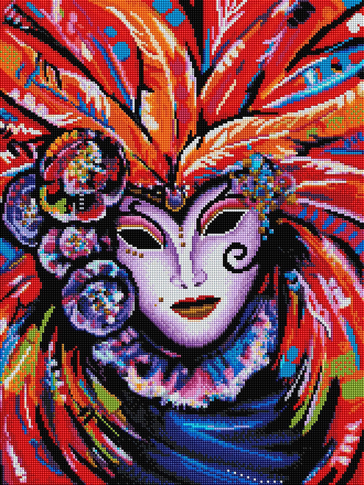 Diamond Painting Hidden 16.5" x 22.0" (42cm x 56cm) / Square with 35 Colors / 36,303