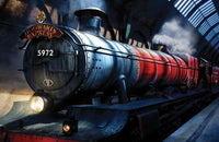 Diamond Painting Hogwarts Express 34" x 22″ (86cm x 56cm) / Round With 47 Colors Including 3 ABs / 60,894