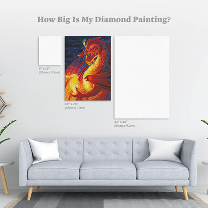 Diamond Painting I Am 20" x 28″ (51cm x 71cm) / Round With 29 Colors Including 2 ABs