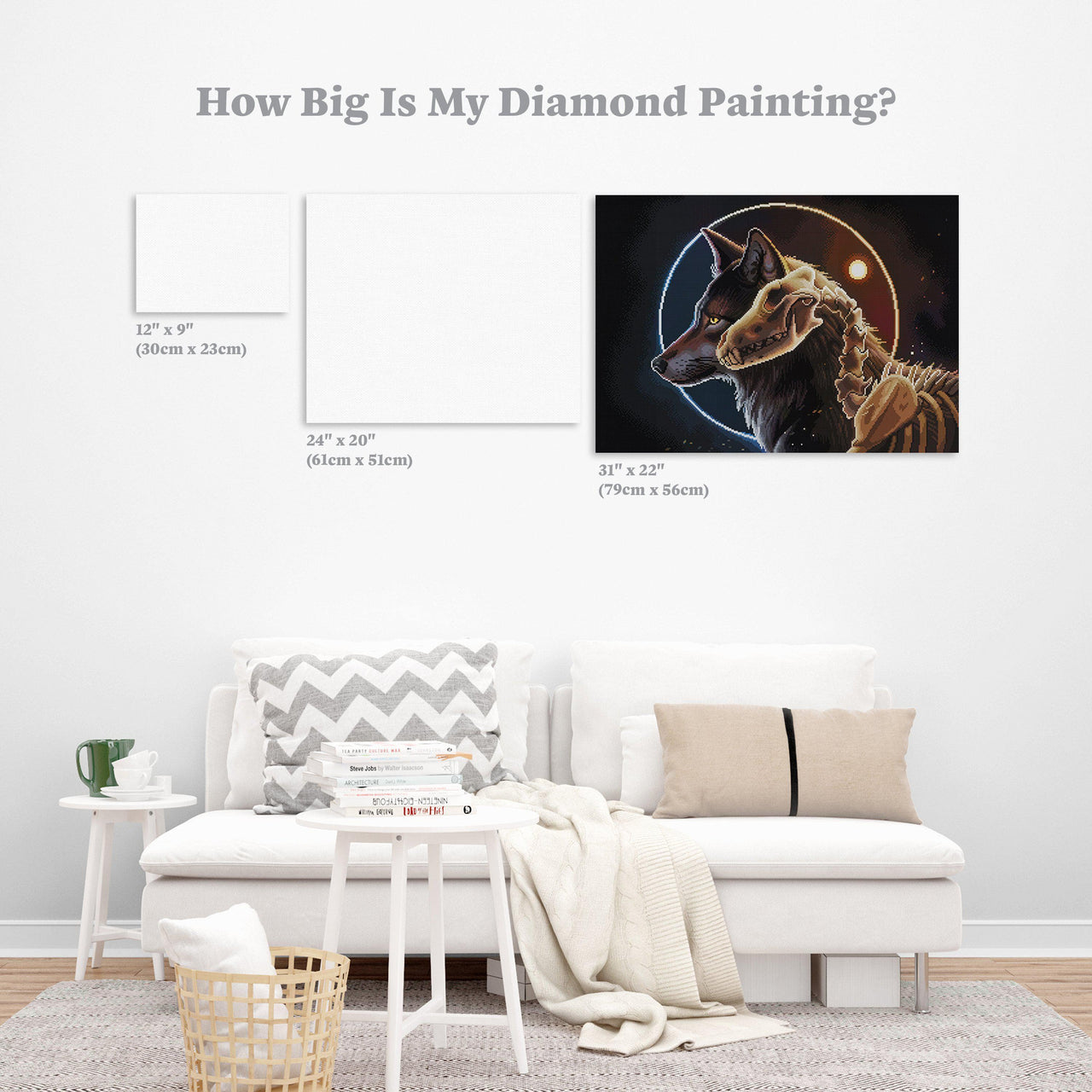 Diamond Painting I Am Light 31" x 22″ (79cm x 56cm) / Round with 36 Colors including 2 ABs