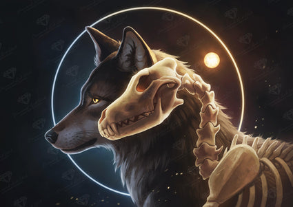 Diamond Painting I Am Light 31" x 22″ (79cm x 56cm) / Round with 36 Colors including 2 ABs / 55,917