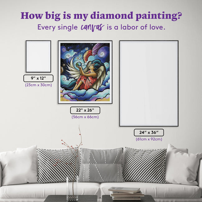 Diamond Painting I‘ve Got You 22" x 26" (56cm x 66cm) / Square with 55 Colors including 3 ABs / 57,681