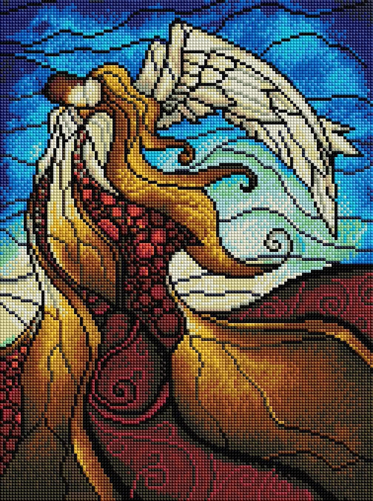 Diamond Painting In The Arms Of The Angel 12.6″ x 16.9″ (32cm x 43cm) / Square with 27 Colors / 21,294