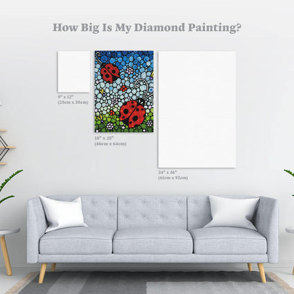 Diamond Painting Joyous Ladies 18" x 25″ （46cm x 64cm) / Round with 34 Colors including 3 ABs / 36,450