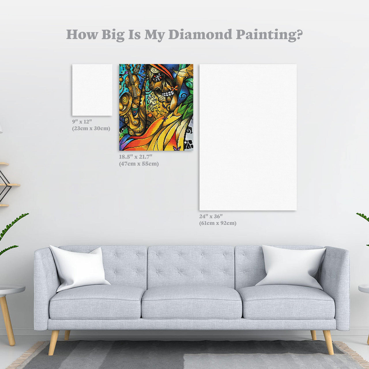 Diamond Painting Let the Good Times Roll 18.5" x 21.7" (47cm x 55cm) / Round With 42 Colors including 2 ABs