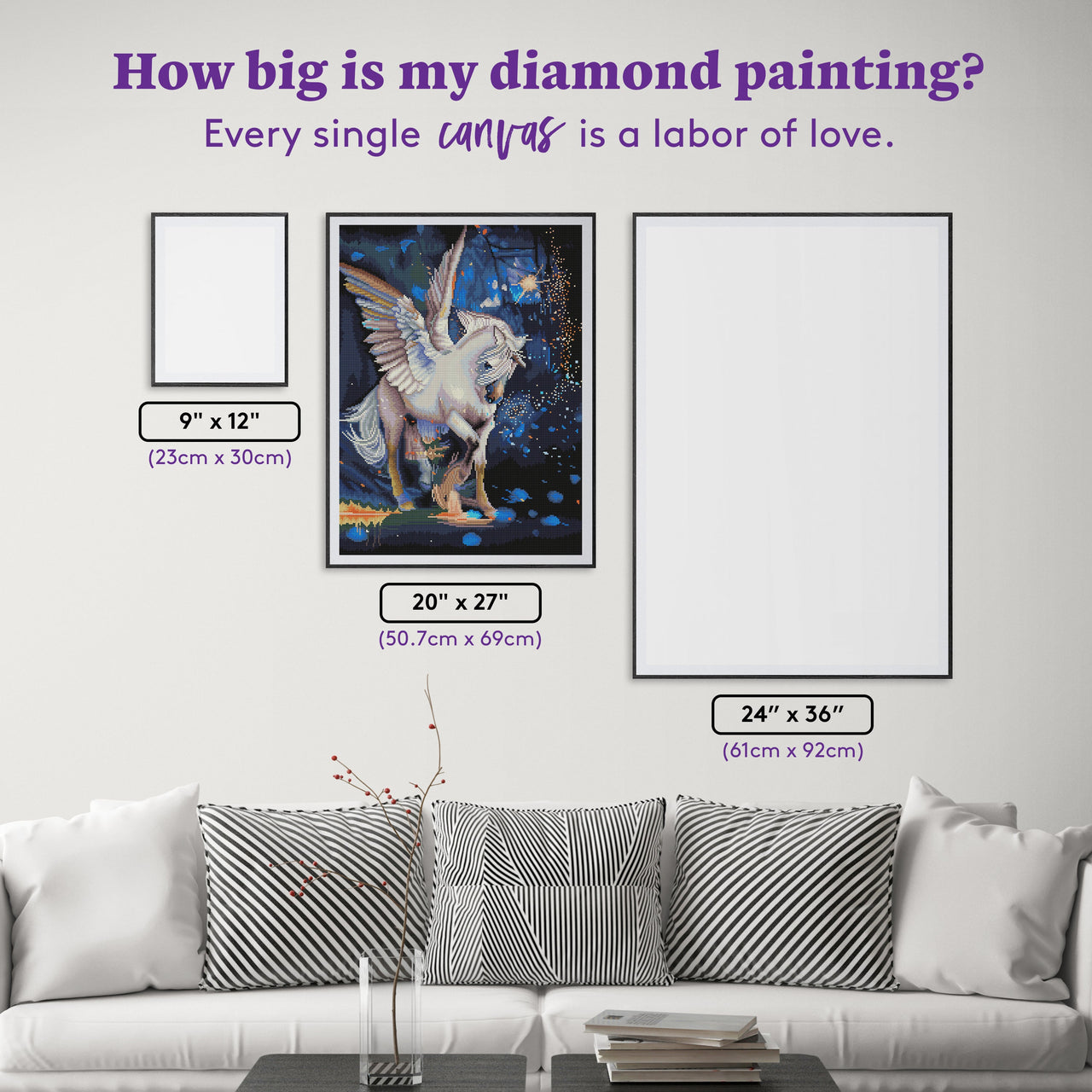 Diamond Painting Light Dancer 20" x 27" (50.7cm x 69cm) / Round With 47 Colors Including 3 ABs / 44,526