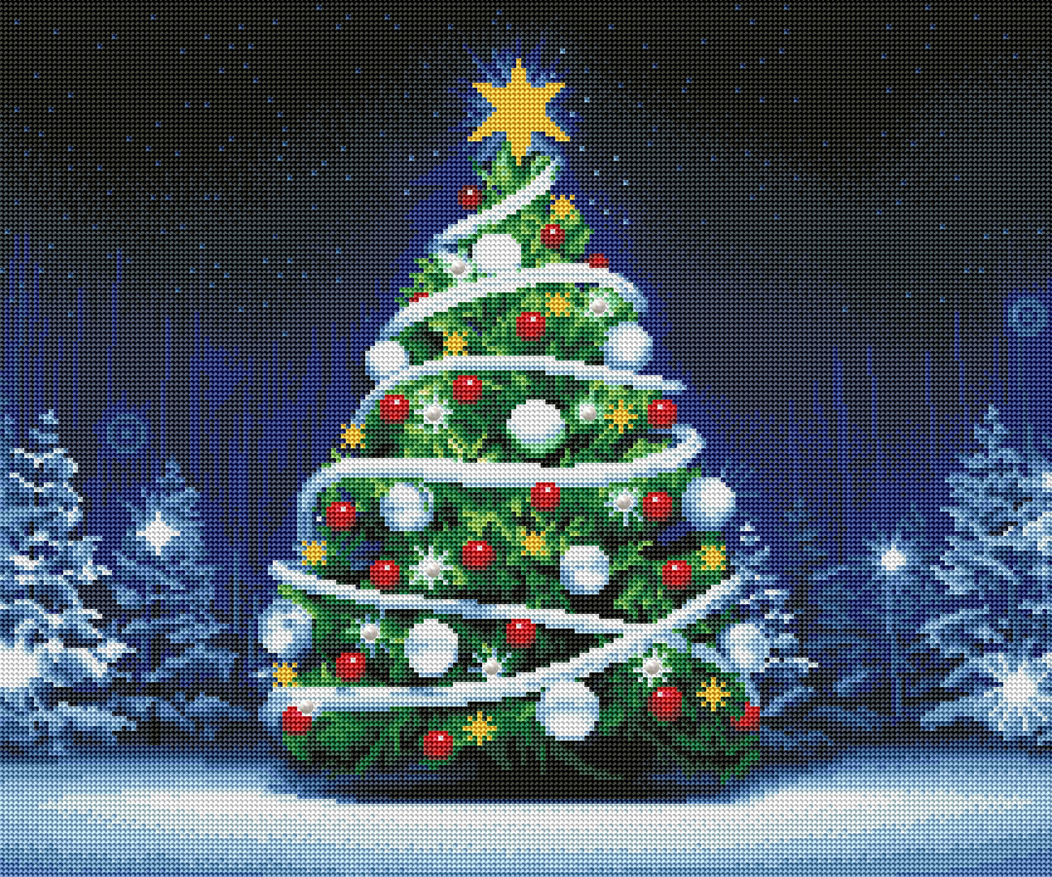 ダイヤモンドアートクラブ Holiday Tree of Sparkles Holiday Tree of Sparkles – Diamond Art Club