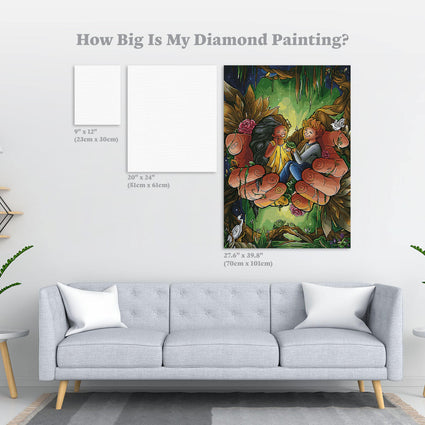 Diamond Painting Love One Another 27.6" x 39.8″ (70cm x 101cm) / Square with 62 Colors including 2 ABs / 110,791