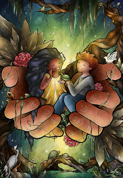 Diamond Painting Love One Another 27.6" x 39.8″ (70cm x 101cm) / Square with 62 Colors including 2 ABs / 110,791