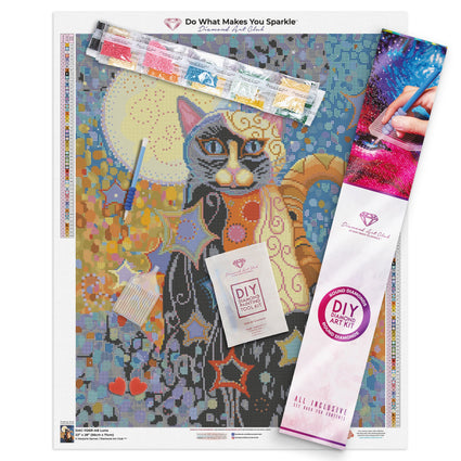 Diamond Painting Luna 22" x 28″ (56cm x 71cm) / Round with 54 Colors including 3 ABs / 50,348