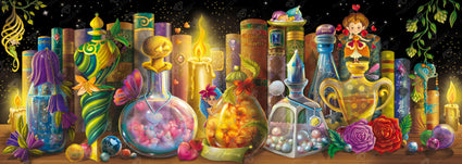 Diamond Painting Magic Potion 66.1" x 23.6" (168cm x 60cm) / Square With 71 Colors Including 4 ABs / 161,760