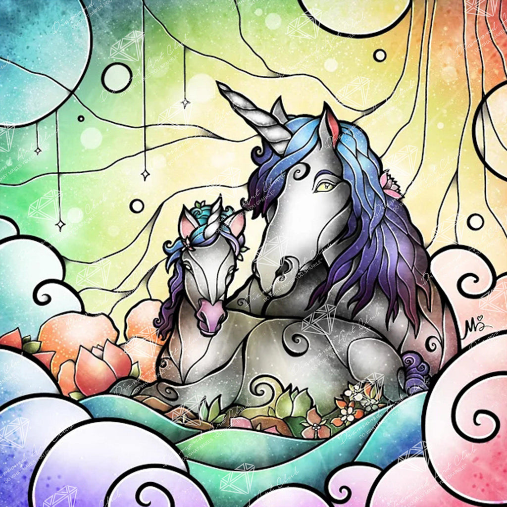 Magical Mama — 16.5" x 16.5" Round 34 Colors Including 1 AB 1 Special Diamond 21 877