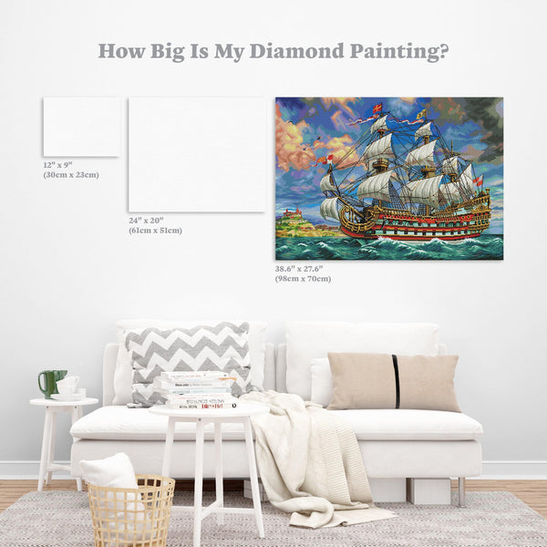 Majestic Ship Diamond Art Club