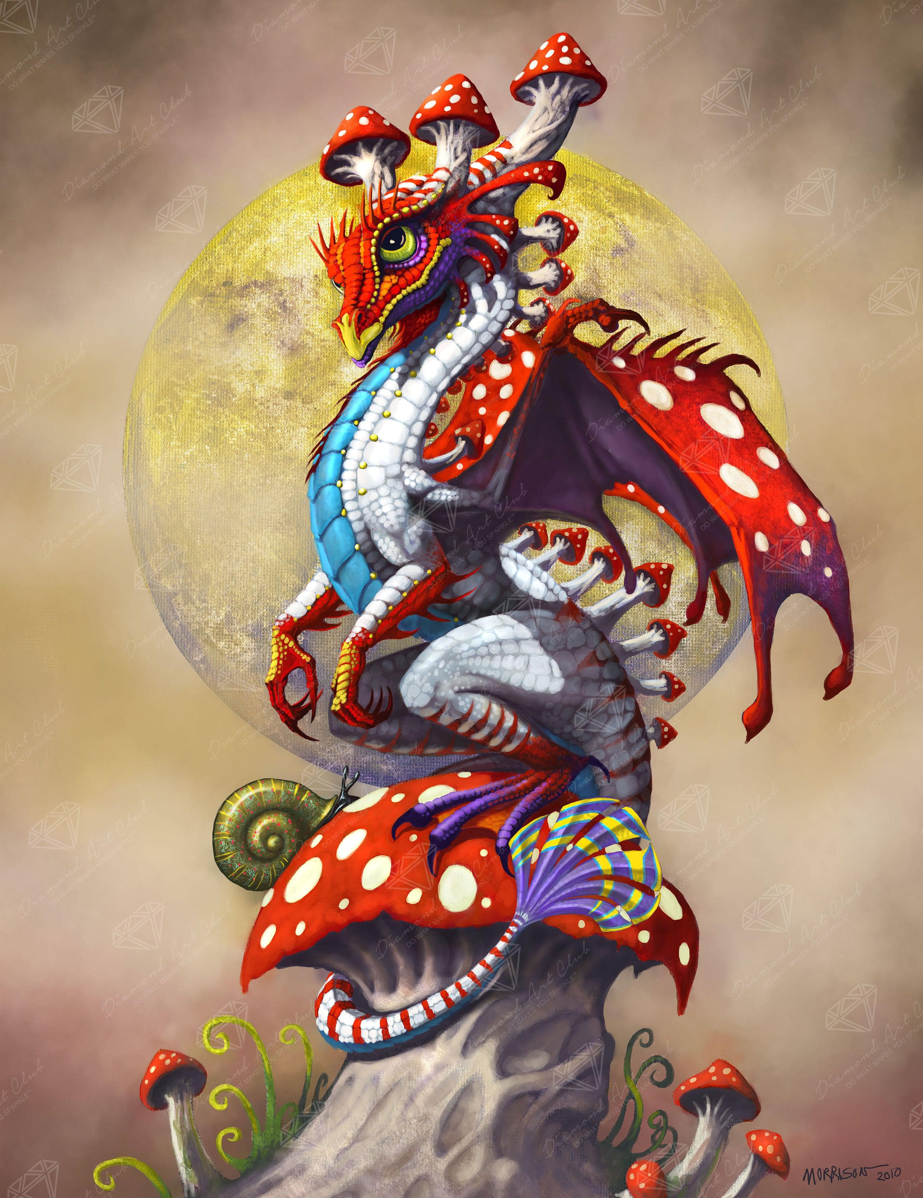 Diamond Painting Marvel Dragon 005, Full Image - Painting