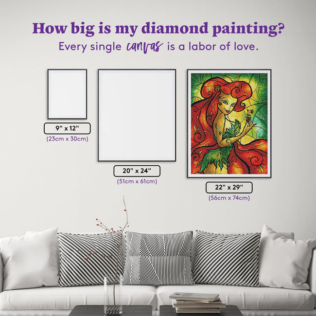 Diamond Painting My Garden Needs Tending 22" x 29″ (56cm x 74cm) / Round with 31 Colors including 2 ABs / 51678