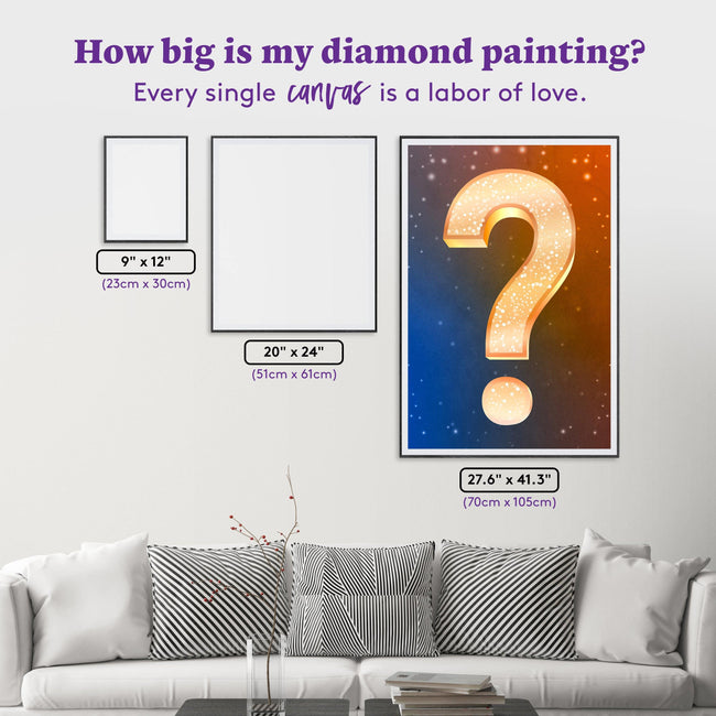Diamond Painting Mystery Kit #20 - Fantasy (Dragon) 27.6" x 41.3" (70cm x 105cm) / Square with 49 Colors and 4 ABs / 118,301