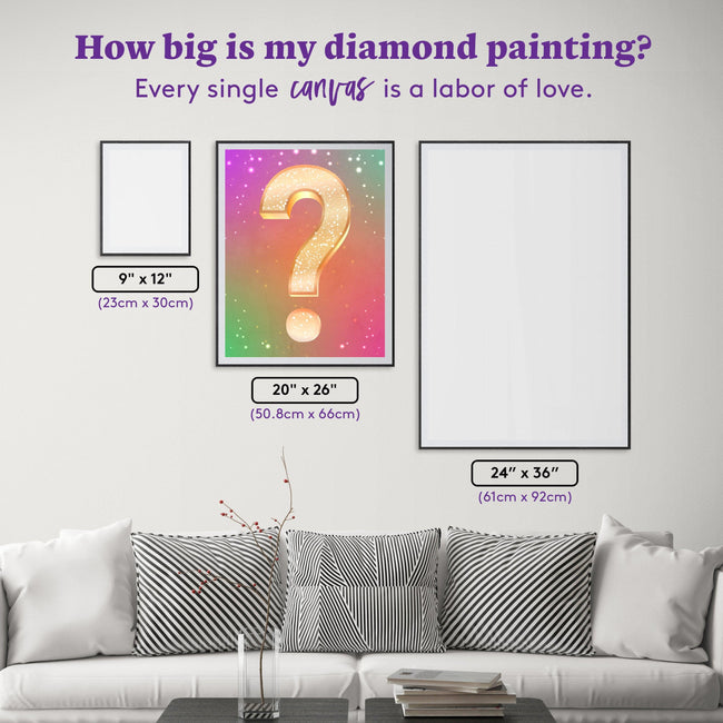 Diamond Painting Mystery Kit #30 - Fantasy (People) 20" x 26" (50.8cm x 66cm) / Square with 65 Colors including 2 ABs / 54,060