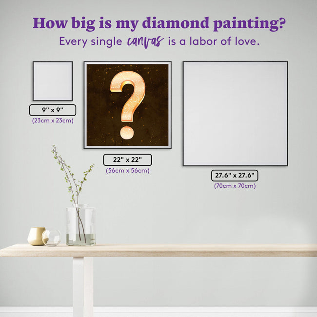 Diamond Painting Mystery Kit - Dark Fantasy 22" x 22" (56cm x 56cm) / Square with 38 Colors including 2 ABs / 50,176
